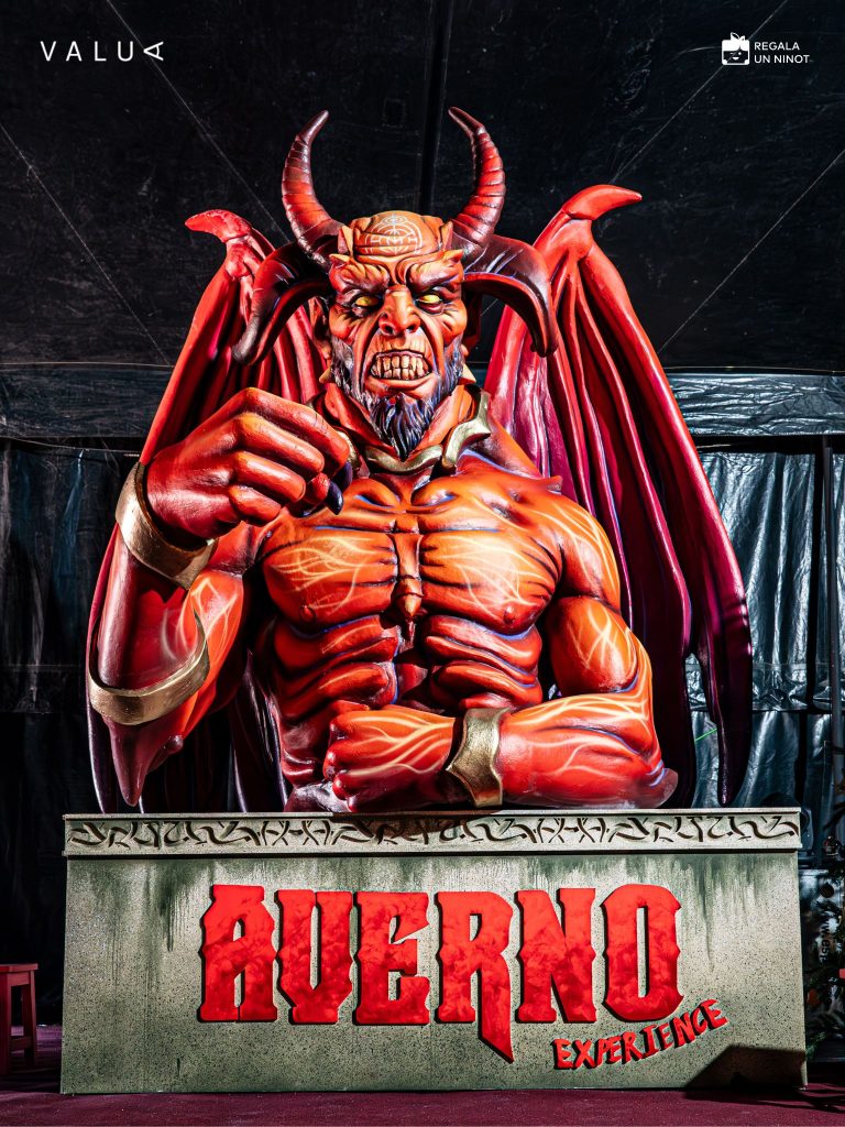 escenografía del show de terror Averno